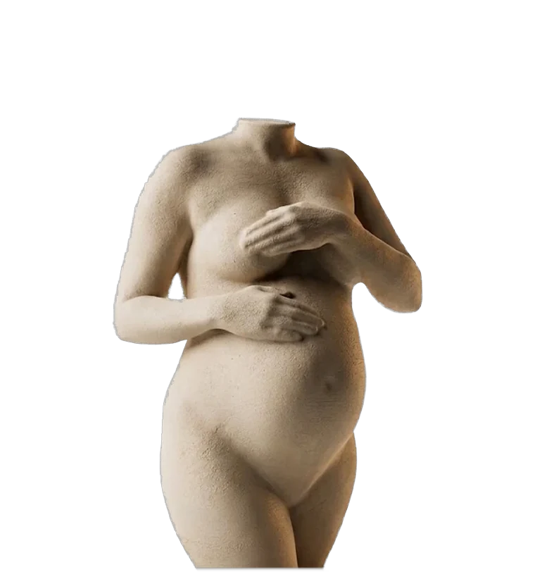 Stork Shape figur i Soft Sand