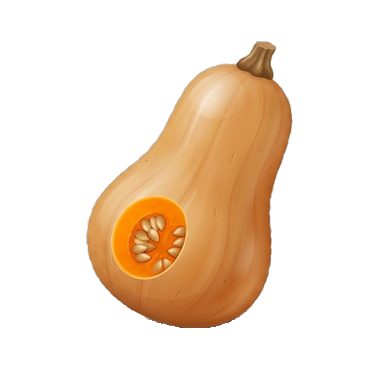 et butternut-græskar